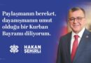 TÜM ALTIEYLÜLLÜLERİN KURBAN BAYRAMI’NI KUTLADI